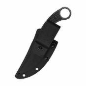 QS166A2 Couteau QSP Viper Clip Point Lame Acier 10Cr15MoV Manche G10 Noir Housse Kydex - Livraison Gratuite