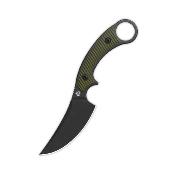 QS166B2 Couteau QSP Viper Clip Point Lame Acier 10Cr15MoV Blk Manche G10 Od Green Housse Kydex - Livraison Gratuite