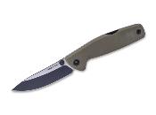 RS7871BG Couteau Real Steel Yak OD Green Lame Nessmuk Acier 14C28N - Livraison Gratuite