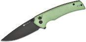 S21022B5 Couteau Sencut Serene Green Lame Acier D2 IKBS Button Lock - Livraison Gratuite