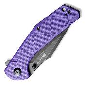 SA02D Couteau SENCUT Actium Purple G10 Lame Acier D2 - Livraison Gratuite