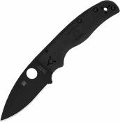 SC229PBBK Couteau SPYDERCO Shaman Lightweight Lame Acier CTS-BD1N Blk Manche FRN Compression Lock USA - Livraison Gratuite