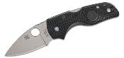 SC230PBK Spyderco Lil' Native Lightweight – Couteau Pliant Compact, Lame CTS BD1N Manche FRN Noir Lockback USA - Livraison Gratuite