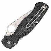 SC81SBK2 Couteau Spyderco Paramilitary 2 Lightweight | Lame Acier CTS-BD1N Satin | Manche FRN Noir | Compression Lock | Livraison Gratuite