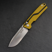 SRM7228LGW Couteau SRM Knives 7228L Yellow Ambi Lock Lame VG-10 - Livraison Gratuite