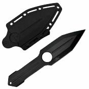 TKF314 Takumitak Steel Rain – Couteau Lame Acier 3Cr13 Double Tranchant Black Oxide Full Tang Etui FRN MOLLE – Livraison Gratuite