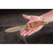 TPMS01 Couteau Fixe TOPS Missile Strike Lame Acier 1095 Manche Micarta Coyote Étui Kydex Made In USA - Livraison Gratuite