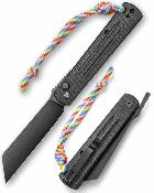 TVTY11BM10 Trivisa Hydra 04B – Couteau Higonokami Lame Acier 10Cr15CoMoV Button Lock Manche Micarta Black – Livraison Gratuite