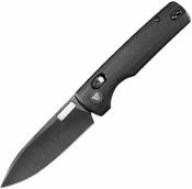 TVTY29BM14 Trivisa Sabretooth BM | Crossbar Lock | Lame Drop Point Acier 14C28N | Manche Micarta Black Roulements Céramique - Livraison Gratuite