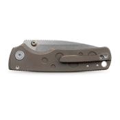 VOSA4807 Couteau Pliant Vosteed Porcupine Lame Acier S90V Manche Titane Antique Bronze Crossbar Lock - Livraison Gratuite