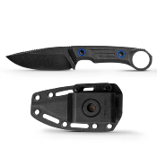 VOSD0301 Couteau Vosteed Fullback Black Lame Drop Point Acier Nitro-V Manche Micarta Housse Kydex - Livraison Gratuite