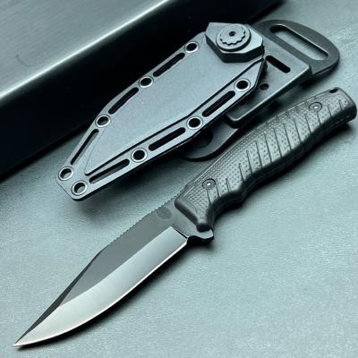 WARG2E49 Couteau WithArmour Clip Point Lame Fixe Acier Inox Manche ABS Housse Plastique - Livraison Gratuite