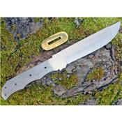 Lot de Lames à Customiser 2 Bowie Lame Acier Inox Garde Laiton BL7718 - Livraison Gratuite