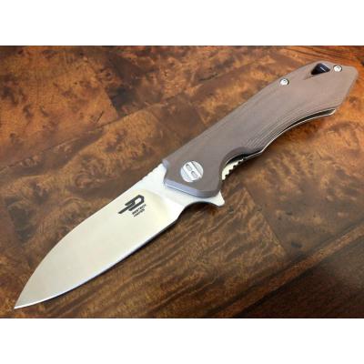 Couteau Bestech Knives Beluga Manche Brown G-10 BTKG11C2 - Free Shipping
