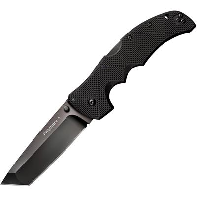 Couteau Cold Steel Recon 1 Tanto S35VN Manche Black G-10 Lame Acier CPM-S35VN Tri-Ad Lock CS27BT - Free Shipping