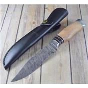 Couteau Puukko Elk Ridge Acier 3Cr13 Manche Bois ER20014MP - Free Shipping