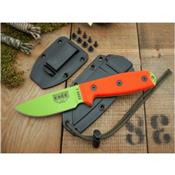 Couteau ESEE Model 3 Venom Green Carbone 1095 Manche G-10 Etui Kydex Made USA ES3PMVG - Free Shipping