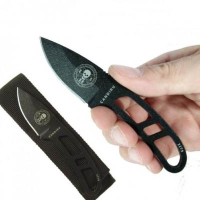 Couteau de Survie Esee Candiru Series Black Acier 1095 Made In USA Etui FRN ESCANB - Free Shipping