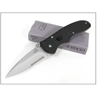 Couteau Gerber F.A.S.T. Draw Lame Acier 440 Serrated Manche Fibre Nylon G7161 - Free Shipping