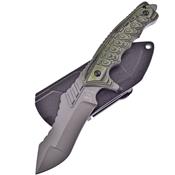 HR007 Couteau Hen & Rooster Tactical Manche Green G10 - Livraison Gratuite
