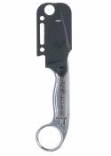 KA7600 — Couteau KA-BAR Elishewitz Pocket Tool Wrench Lame Acier 425 Drop Point Grise Fabriqué aux USA Étui Celcon - Livraison Gratuite