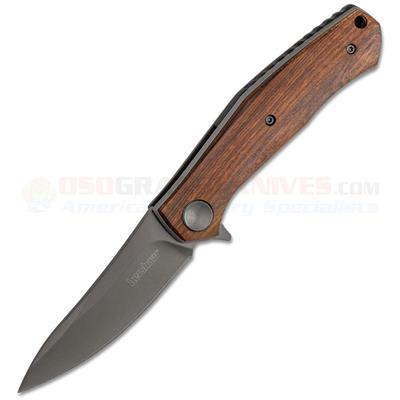 KS4020W Couteau Kershaw Concierge Wood Lame Acier 8Cr13MoV - Livraison Gratuite