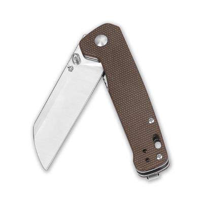 QS130A Couteau QSP Penguin Micarta Lame Acier D2 Sheepfoot - Livraison Gratuite