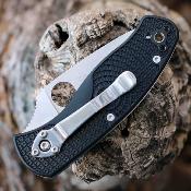 SC136SBK Couteau Spyderco Persistence Lightweight Lame Acier 8Cr13MoV Serr - Livraison Gratuite