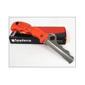 COUTEAU SPYDERCO Orange CARBIDE TIP ASSIST SC79PSOR SERRATED