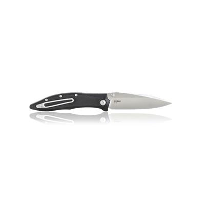 Couteau Steel Will GIENAH F53-01 Lame Acier D2 Satin Manche G10 Black SMGF5301 - Livraison Gratuite