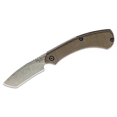 TPTRAZ04 Couteau Tops Knives TAC-Raze 4 Green Acier Carbone 1095 Etui Cuir USA - Livraison Gratuite