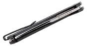 ANVZ100008 Couteau Acta Non Verba Z100 Flipper Lame Drop Point Acier N690 Manche G10 Noir Liner Lock - Livraison Gratuite