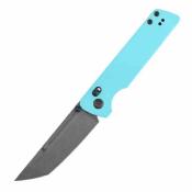 B2038V3 Couteau TENABLE Anomaly Lame Acier Damas Manche G10 Bleu Cross Bar Lock - Livraison Gratuite