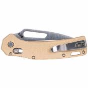 BFOGK001TNB Couteau BlackFire | Lame Acier D2 Satin Tanto | Manche Nylon Tan | Pivot Lock | Livraison Gratuite