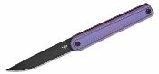 BTKT2502C  Bestech Ink – Couteau Pliant Gentleman Front Flipper | Lame Drop Point MagnaCut | Manche Titane Purple - Livraison Gratuite