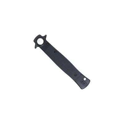 CBTSTBLBK Couteau CobraTec Stiletto Button Lock USA Lame Stiletto Acier VG-10 Manche G10 Sécurité Button Lock - Livraison Gratuite