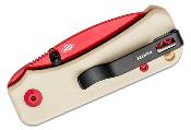 CIVC19068S7 Couteau CIVIVI Baby Banter Red/Ivory Lame Nitro-V IKBS - Livraison Gratuite
