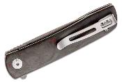 CIVC20009BB Couteau Civivi Bo Red Carbon Fiber Lame Nitro-V Roulement IKBS - Livraison Gratuite