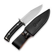 CIVC200721 Couteau de Chasse CIVIVI Teton Tickler G10 Lame Acier D2 Blade Etui Cuir - Livraison Gratuite