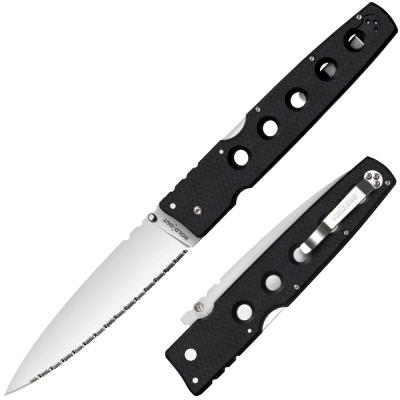 CS11G6S Couteau Cold Steel Hold Out Lame CPM-S35VN Serrated - Livraison Gratuite