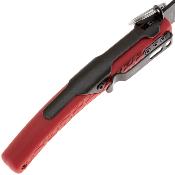 DGR2403RDBW Couteau DAGGERR Peremen Saigak Lame Acier 8Cr14MoV Blackwash Manche FRN Rouge Ring Lock - Livraison Gratuite