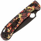 DGRFM022SXOS — Couteau de poche Daggerr Sting Slim Lame Acier VG-10 Spear Point PVD Noir Serrated Manche G10 Crossbar Lock  