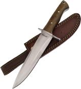 FCW1011DW Couteau De Chasse Frost Cutlery Colorado Hunt Master Lame Acier Inox Étui Cuir - Livraison Gratuite