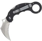 HDTJEDCBKB Couteau High Desert Blade Works TARANI Journeyman Lame Karambit Acier D2 Manche G10 Black Lockback - Livraison Gratuite