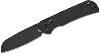 J1953BBK Couteau CJRB Lyrid Lame Acier AR-RPM9 Manche G10 Black Crossbar Roulement à Billes - Livraison Gratuite