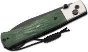 J1961BMGN CJRB Glacier J1961-BMGN – Lame Drop Point AR-RPM9 Blk Manche Micarta Button Lock - Livraison Gratuite