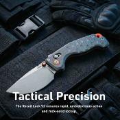 J1970BU Couteau CJRB Doubletap | Lame Drop Point Acier D2 | Manche Blue G10 Recoil Lock V2 - Livraison Gratuite