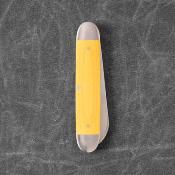 JW54338 Jack Wolf Knives - Couteau Equal End Lame Acier 14C28N Spear Point Manche Antique Paper Micarta - Livraison Gratuite