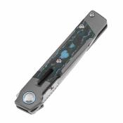 K2123A2 Kansept Kitpu  | Lame Acier CPM-20CV | Manche Titane + FatCarbon Arctic Storm | Bearing | Lvraison Gratuite