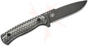 KA7700 KA-BAR Les George Cool Name USA – Couteau Fixe Drop Point | Lame 1095 Cro-Van Noire | Manche Polycarbonate Etui - Livraison Gratuite
